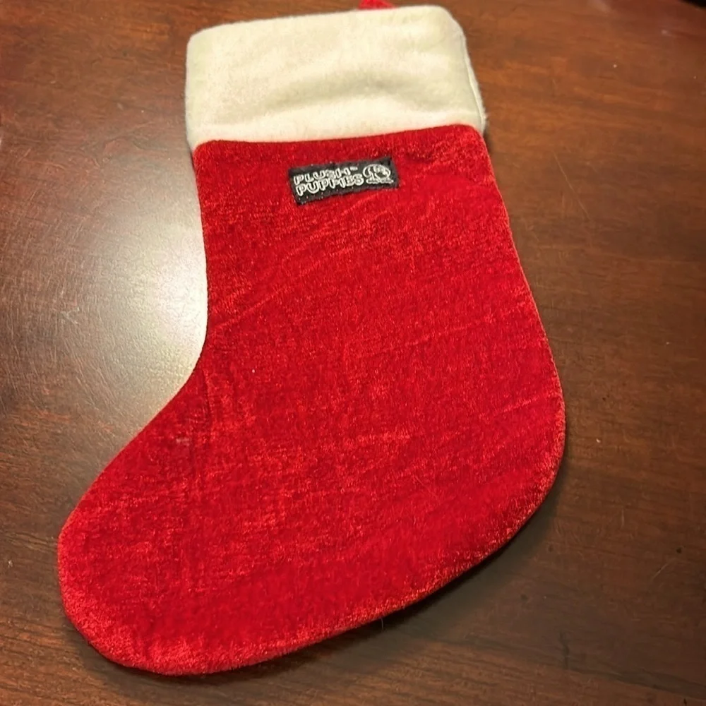 Kitty cat Christmas stocking by plush puppies polyester fiber plush perfect cat